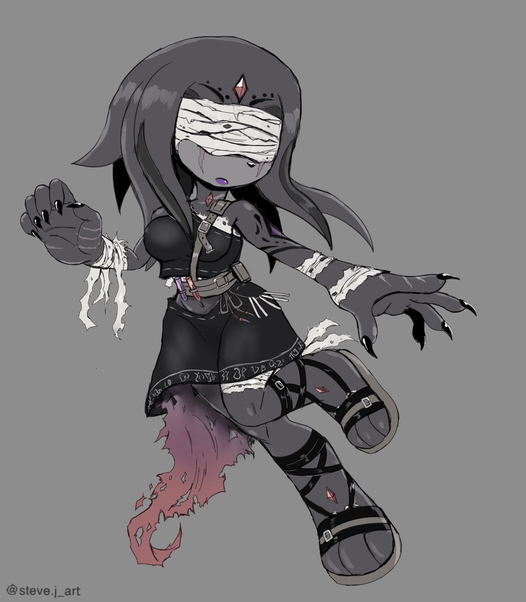 Nyx 🟣⚫️💀 part 1 of a comm I did for <a href="/Adaptayshun/">King</a>