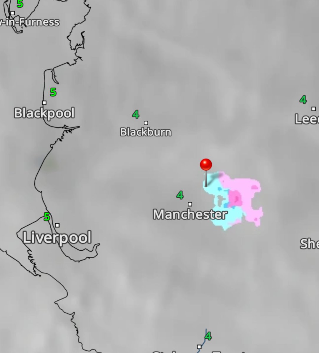 ChadWeather's tweet image. Grab your supplies. We have #snow falling here 😀. #uksnow