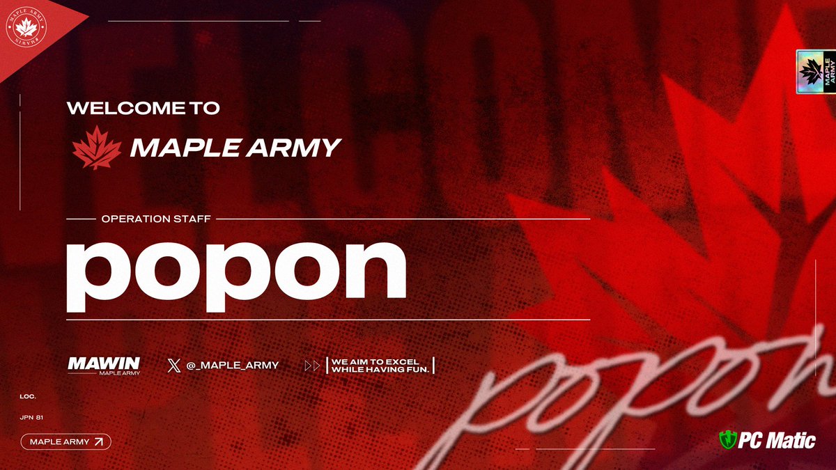 MAPLE ARMY tweet media