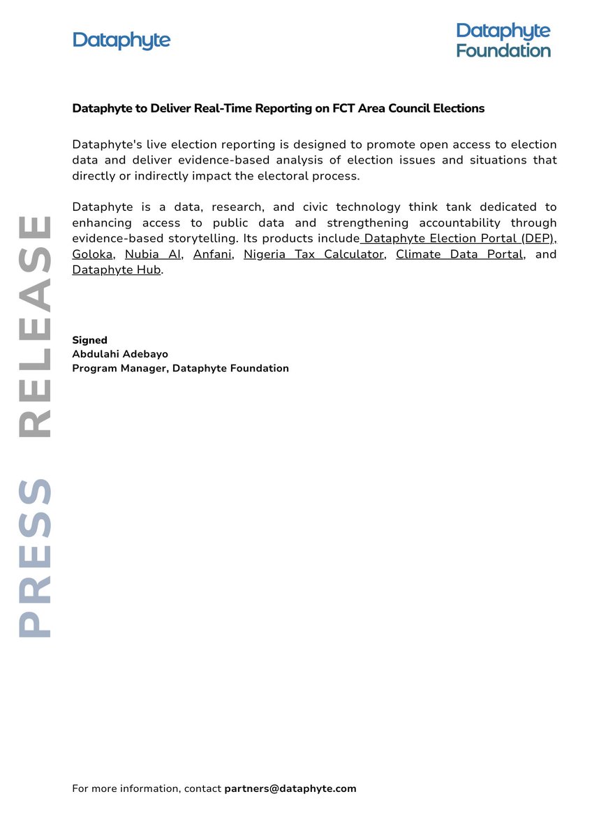 Dataphyte Foundation tweet media