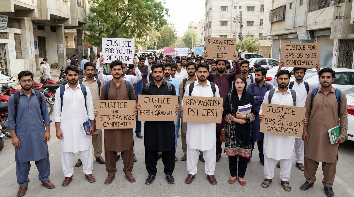 SyedAttaullah27's tweet photo. #JusticeForFreshGraduates #justiceforyouthofsindh #justiceforpasscandidatesofstsiba
#justiceforbps5to15candidates #readvertisepstjest @BBhuttoZardari @sindhinfodepart @SindhCMHouse @PPP_Org @sardarshah1 https://t.co/QaSPsNM1JK