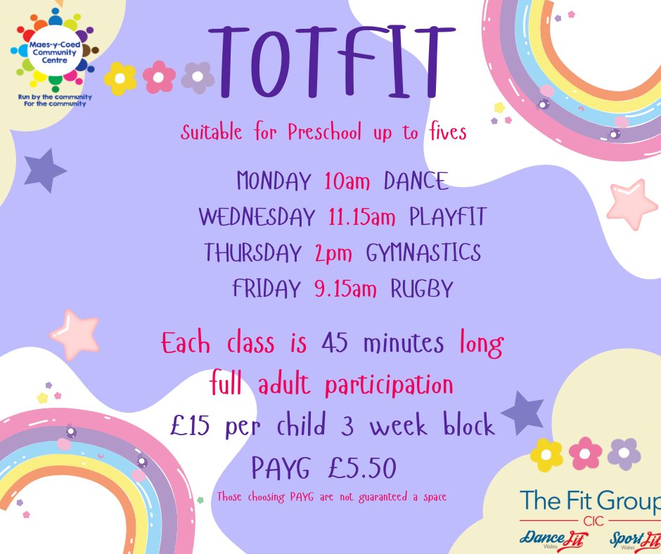 A gentle, introduction  a new environment and new ideas and activities?
Fun games, activities and stations for you and your child to join in.
Book your space NOW!
email bookings@myc.wales
call 02920 626 973