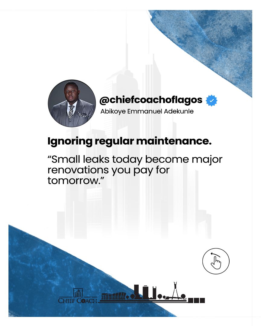 larrysng's tweet photo. I’ve managed properties long enough to see the same costly errors repeat.

Save this if you own or plan to own rental property.

Protect your investment like the business it is.

#ChiefCoachOfLagos
#LagosRealEstate
#LandlordTips
#RentalIncome
#PropertyManagement https://t.co/xhnDXa6X9r
