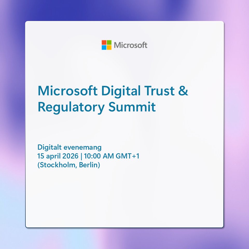 Microsoft Sverige tweet media