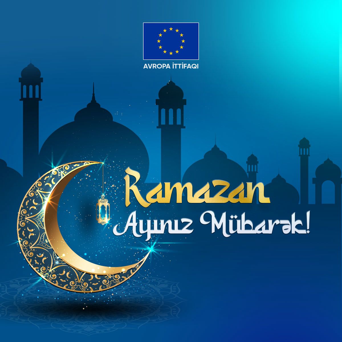 Müqəddəs Ramazan ayı münasibətilə, Avropa İttifaqı Nümayəndəliyi Azərbaycanda və dünyada bütün müsəlmanları təbrik edir. Arzu edirik ki, bu Müqəddəs Ay özünüzü daha yaxşı tanımağınıza, mənəvi dirçəlişinizə kömək etsin, sizə və sevdiklərinizə sülh gətirsin. Ramazanınız mübarək!