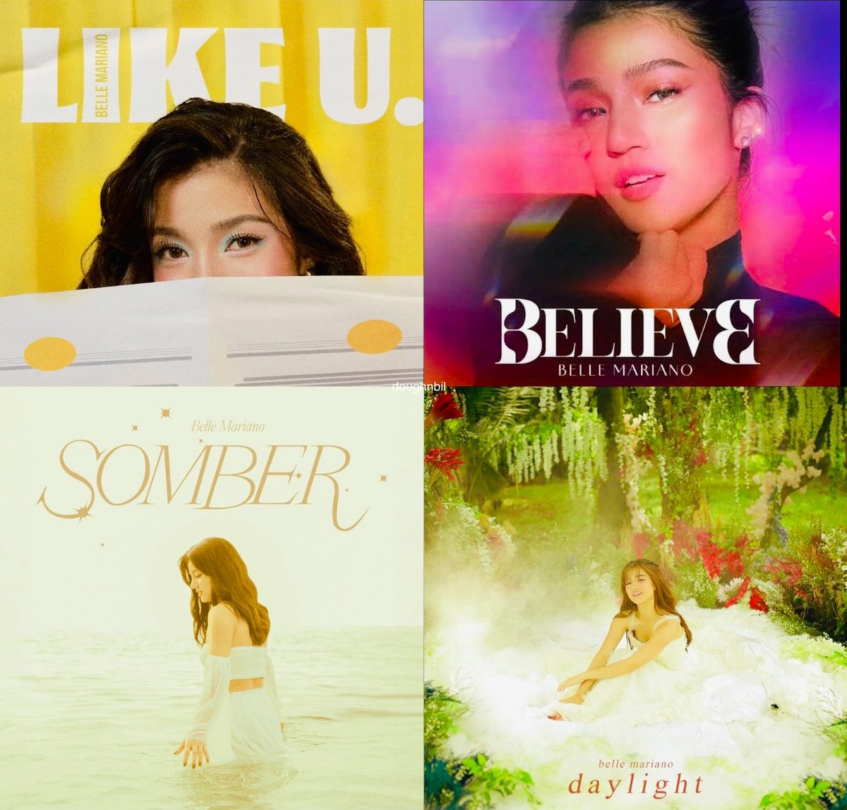 Really, the difference among Belle’s albums… from Daylight, Somber, And Solemn, to Believe. She can dominate in any type of genre she chooses to try + what’s more endearing is she isn’t afraid to explore, experiment, and grow 🤩 we cant get enough! #BelleMariano LOVE!