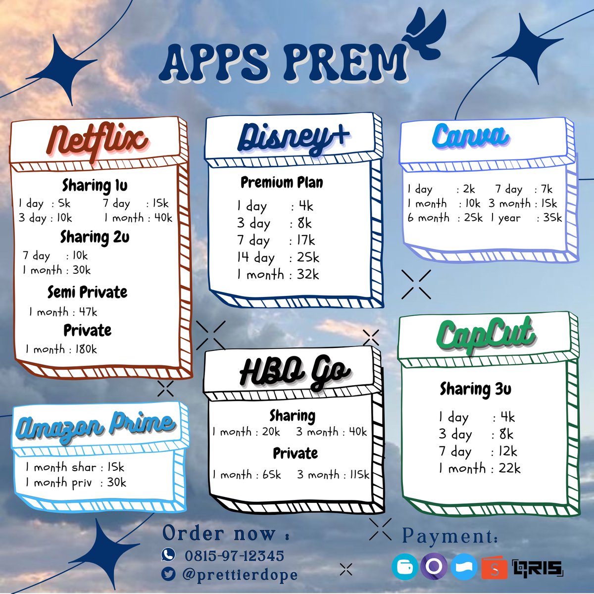 prettierdope's tweet photo. New PL updated! ^_^

💌 dms or https://t.co/mV1kopPeIf
🧾 https://t.co/p89IkyCgDA

#zonauang https://t.co/CO9LQ7MxG1