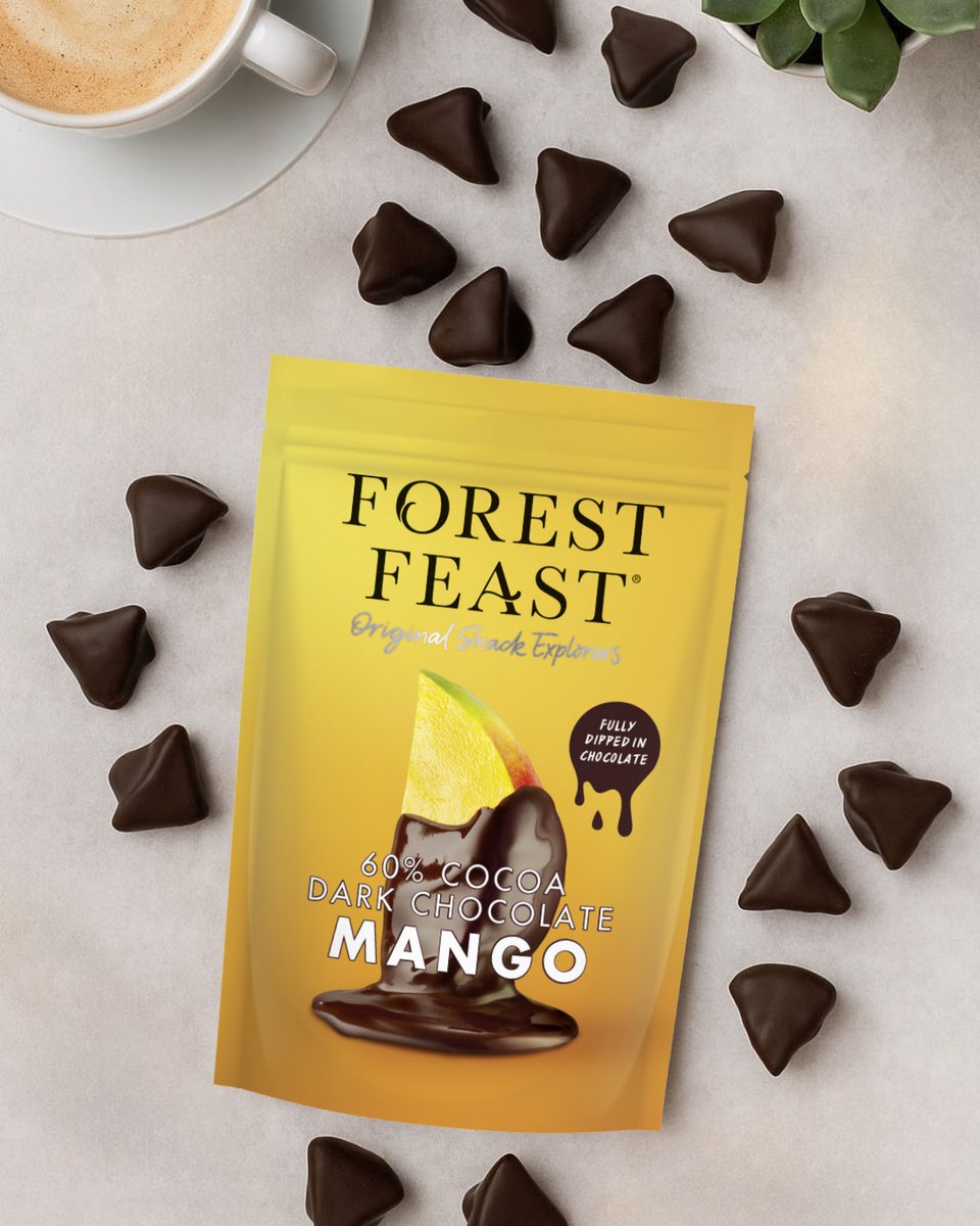 Forest_Feast's tweet photo. Sustainably sourced, juicy dried mango, drenched in smooth 60% cocoa dark chocolate - a flavour symphony you’ll never forget🥭🍫

#ForestFeast #WonderfulWorld #Mango #Snacking #Snacks #Snack #Chocolate #Yummy #SnacksUk #Foodie #SnackGoals #NewFoodUK #NewSnacksUK #NewFoodFindsUK https://t.co/De4l031udD
