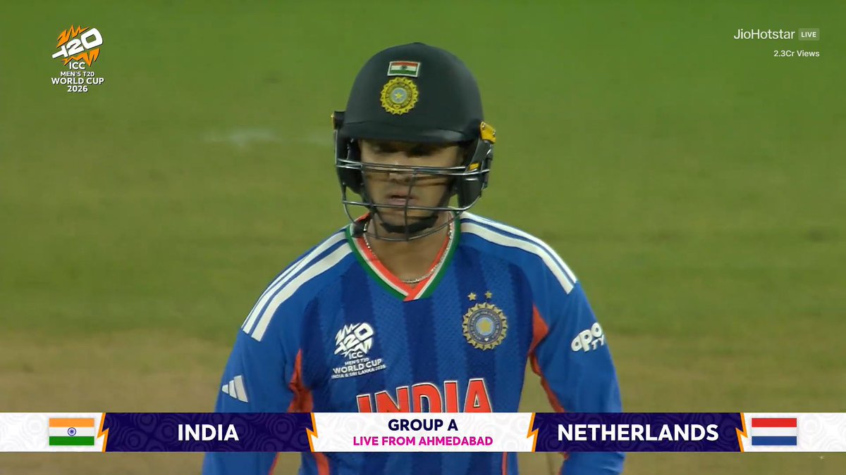 Abhishek Sharma yet to score in this world cup 
2rd duck
What a legend #INDvNAM