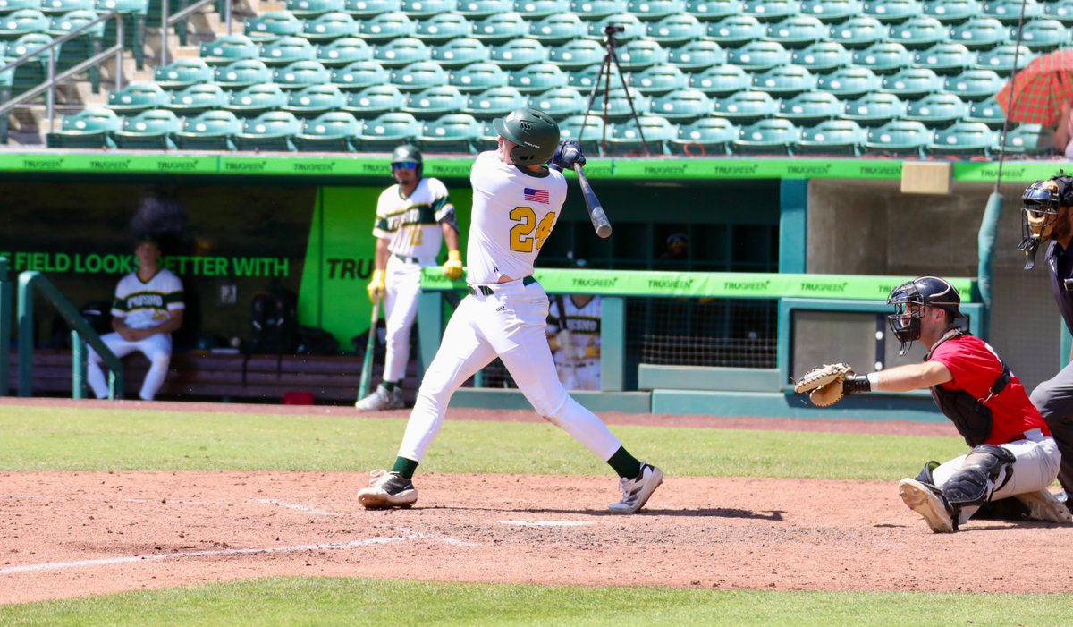 FresnoAthletics's tweet photo. Fresno A’s alum, Ethan Wood (Regis University) showed his pop this summer and hasn’t slowed down. He’s hitting .409 w/6 HRs and 23 RBI in only 12 games!

See the 2026 Fresno A’s at Chuckchansi Park/Grizzlies Stadium w/great food/beer/drinks/music &amp; fun! https://t.co/yaz6wgkoyb