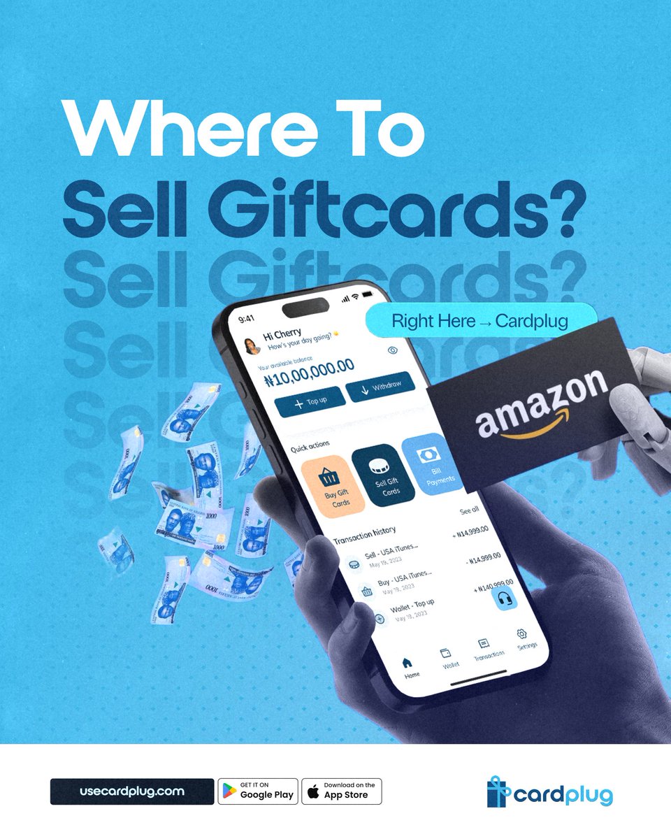 Stop searching “where to sell gift cards” — you already found the plug.
Fast trades. Best rates. Instant payouts.
Download Cardplug &amp; start trading today.

#tgif #tradinggiftcards #Cardplug