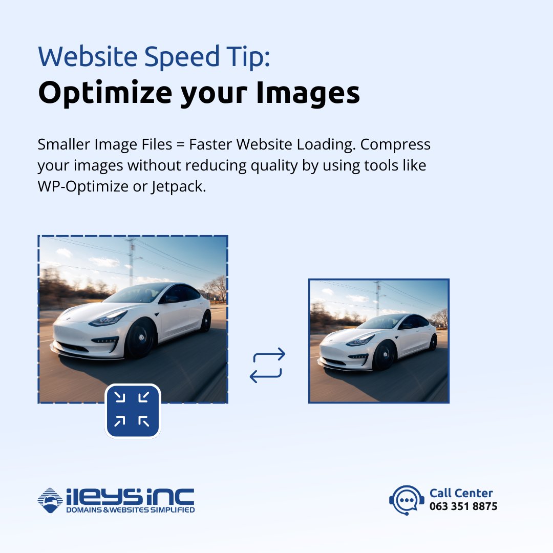 IleysInc's tweet photo. 𝗪𝗲𝗯𝘀𝗶𝘁𝗲 𝗦𝗽𝗲𝗲𝗱 𝗧𝗶𝗽: 𝗢𝗽𝘁𝗶𝗺𝗶𝘇𝗲 𝘆𝗼𝘂𝗿 𝗜𝗺𝗮𝗴𝗲𝘀
Smaller Image Files = Faster Website Loading. Compress your images without reducing quality by using tools like WP-Optimize or Jetpack.
#ILEYSINC #WebsiteSpeed #websitespeedoptimization #ImageOptimization https://t.co/z4Vin0gReR