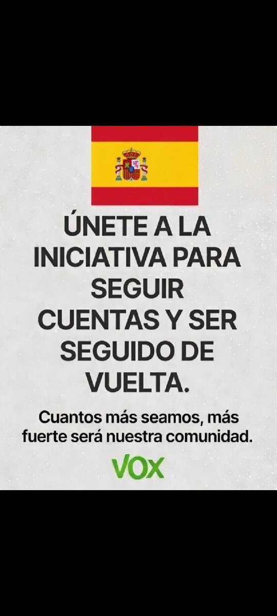 Ayudemos a nuestros amigos de VOX en esta campaña! 💪💪💪