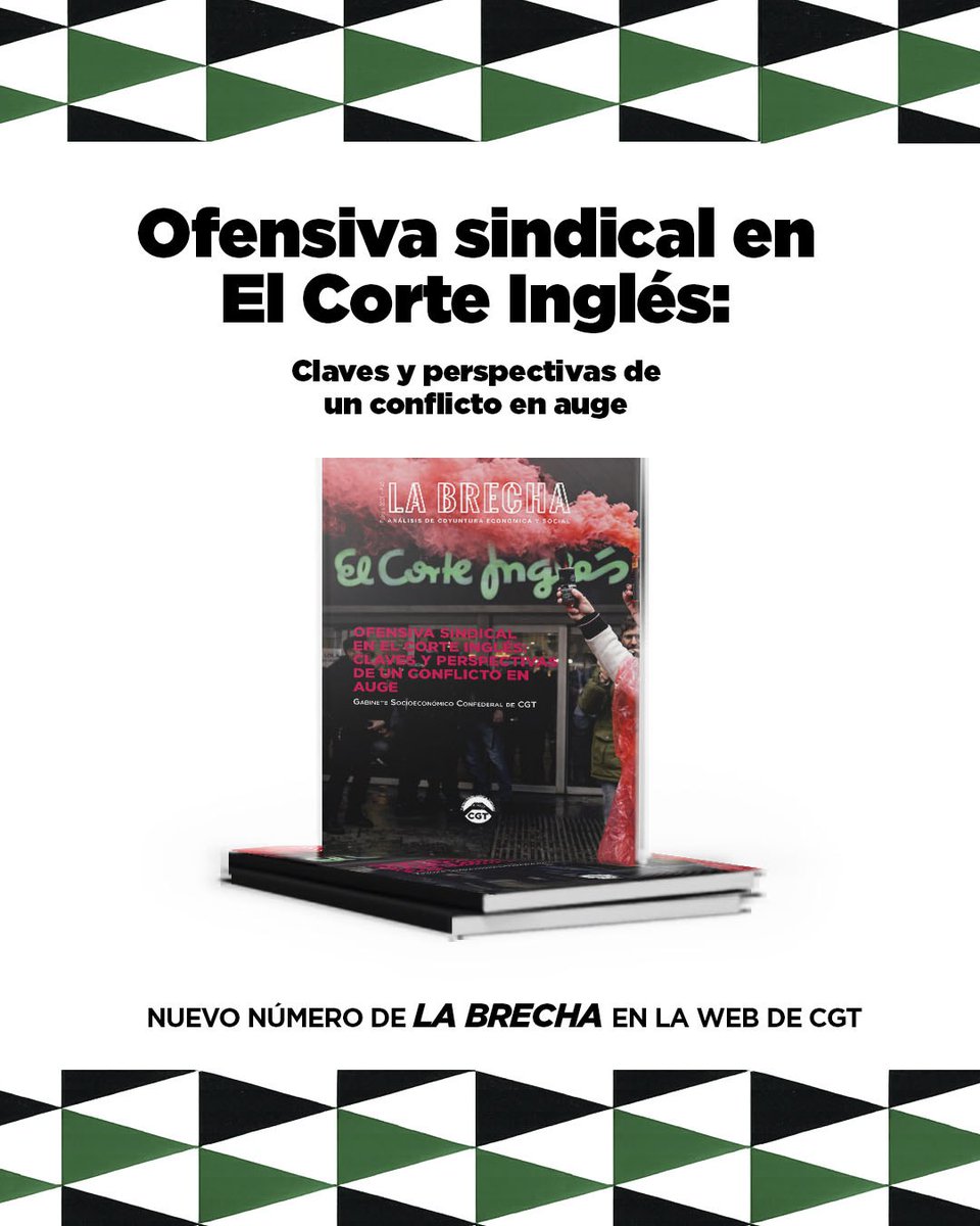 #LaBrecha

El nº 40 de esta publicación analiza la #AcciónSindical en <a href="/elcorteingles/">El Corte Inglés</a>, porque en el último año esta multinacional ha sido el escenario de un ciclo de #movilizaciones y una #organización sindical sin precedentes en su historia reciente.