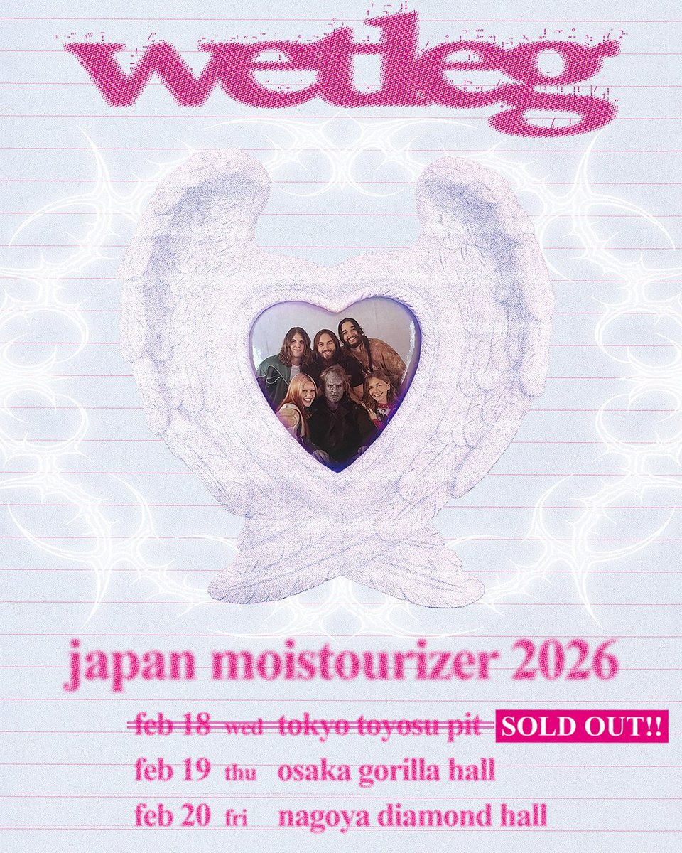 brave_69's tweet photo. Wet leg、熱量の高さや勢いがぎゅっと濃縮された濃密なライブでよかった。1stの曲が持ってるインディロック然としたキュートでキャッチーな魅力が厚みのあるサウンドでアップデートされて、2ndの曲と合わせて今のWet Legのバンドとしての逞しさ、かっこよさが存分に発揮されてた。 https://t.co/XCF5fhSAdA