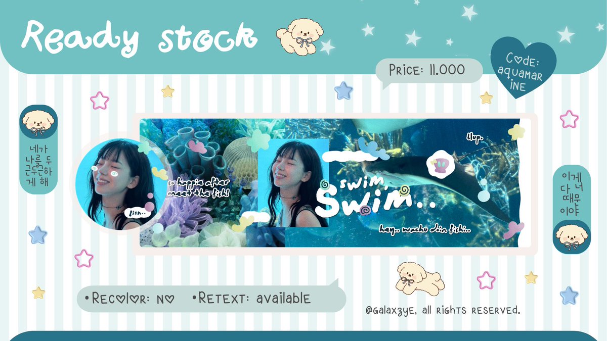 galaxzye's tweet photo. help repost, thank you🌟

aku punya 4 ready stock layout KARINA yang  bisa kamu jemput sekarang. boleh DM atau ke tele aku yaa ᯓ★  

#zonauang #zonajajan https://t.co/amoXGcH9AO