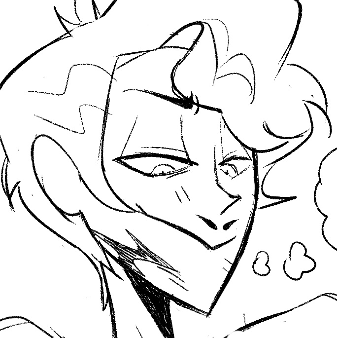 My friend keeps telling me to shave off Alastor's mustache 🥺