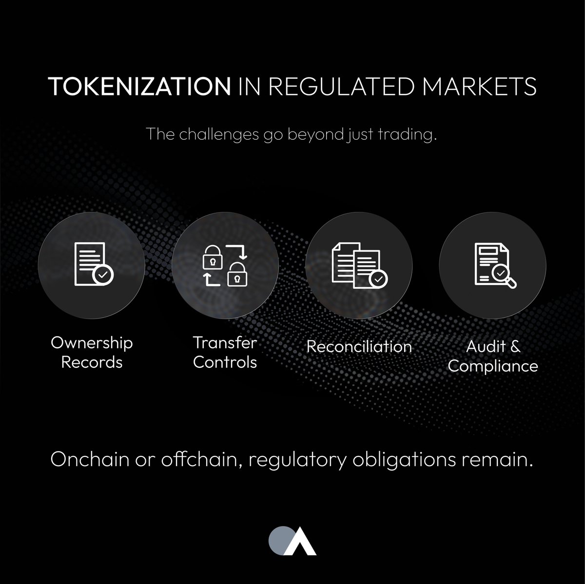 Tokenization is not just about trading. For regulated markets, the real challenge is issuer-side administration: ownership records, transfer controls, reconciliation, and audit trails. 

SEC staff guidance makes it clear that the obligations persist whether records are onchain or