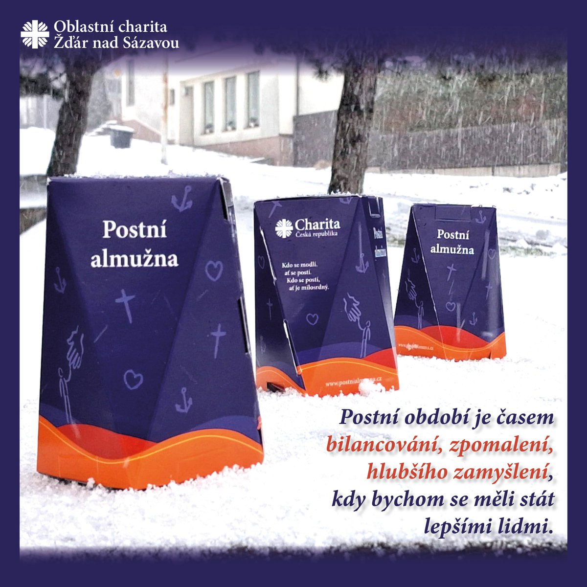 🩵Začíná postní doba. Období, které nás zve ke zpomalení a k větší všímavosti vůči sobě i druhým. 
🩵Půst nemusí být jen o tom, co si odepřeme, ale hlavně o tom, co dokážeme dát dál.
postnialmuzna.cz/o-postni-almuz…