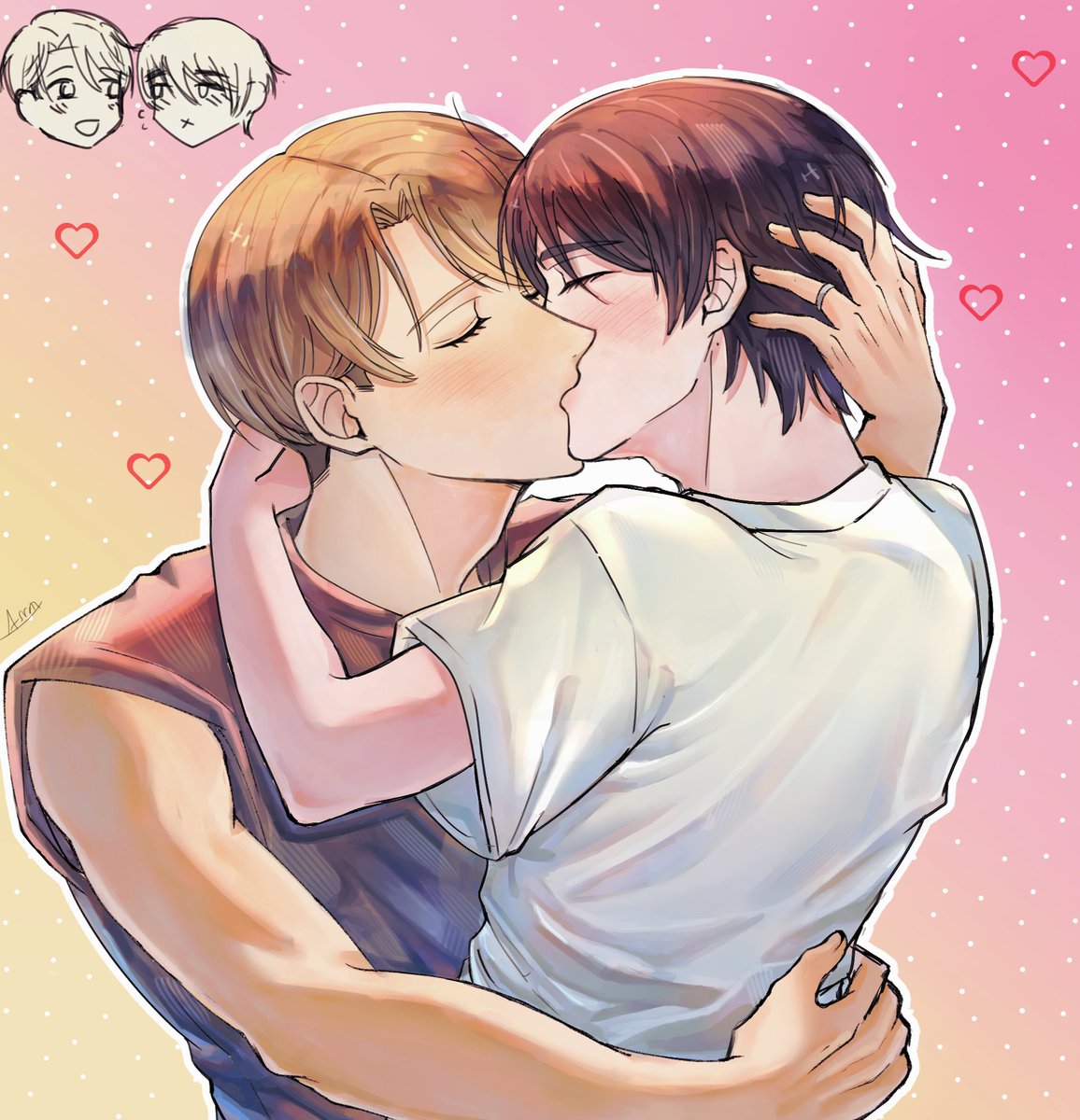 Kiss :3
#CherryMagic #チェリまほ