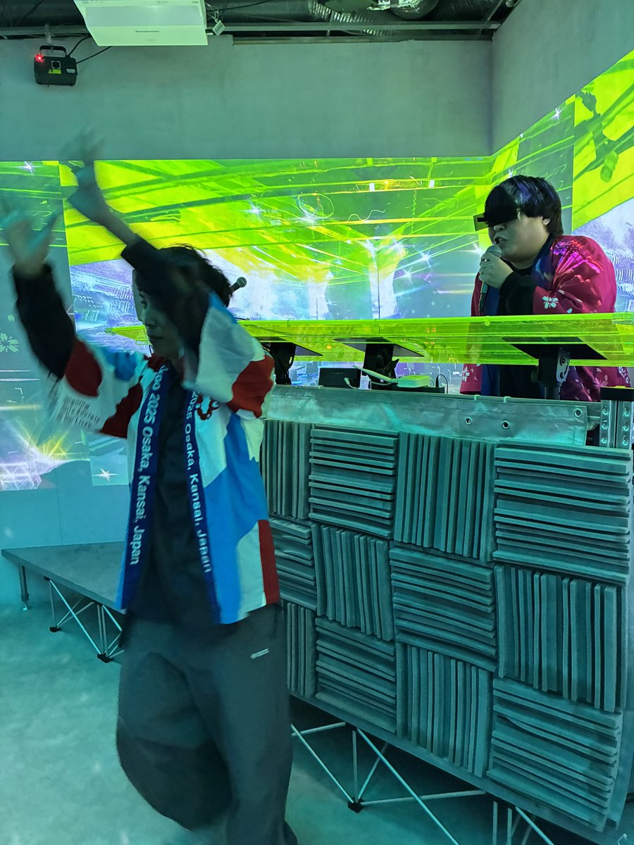 ふく兵さんのイベントでちょこっと遊んだ✨某他イベントで同時間別ステージでプレイした間柄のあやかてんてーさん <a href="/onigiriayaka/">あやかてんてー💥🥊</a> のDJも観たかったし👀