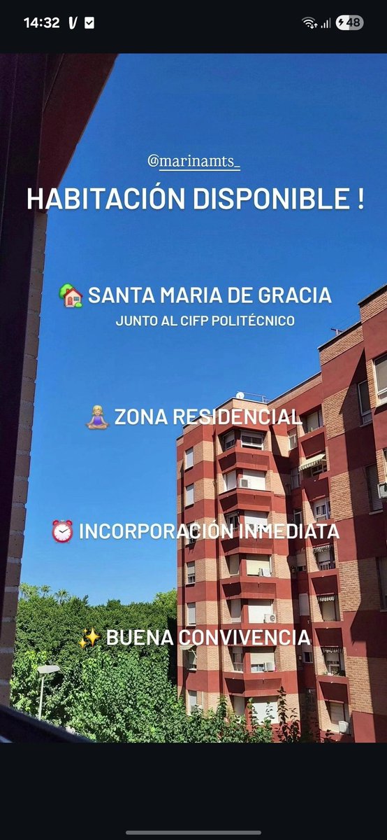 iwantedthat's tweet photo. Habitación en Murcia!!!! https://t.co/nzBSVT81WO