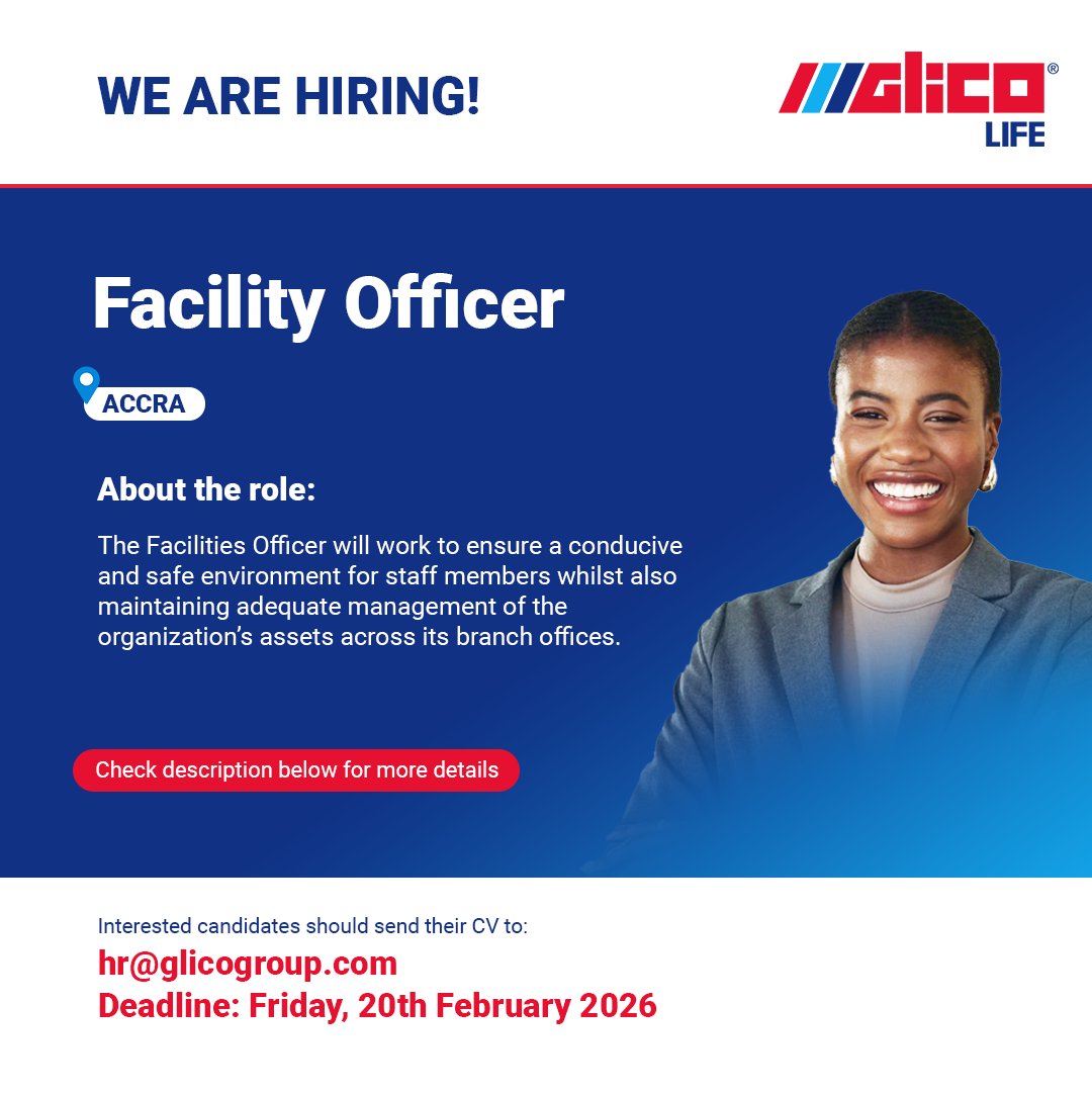 glicogroup's tweet image. Interested candidates should send their CV to:
hr@glicogroup.com

Deadline: Friday, 20th February 2026

#Recruiting
#GLICOGroup