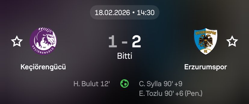 1. Adım KAZANDI ✅✅✅

Vay amk aramızdaki cenabet çıkmış belli ki gol dakikalarına bak..