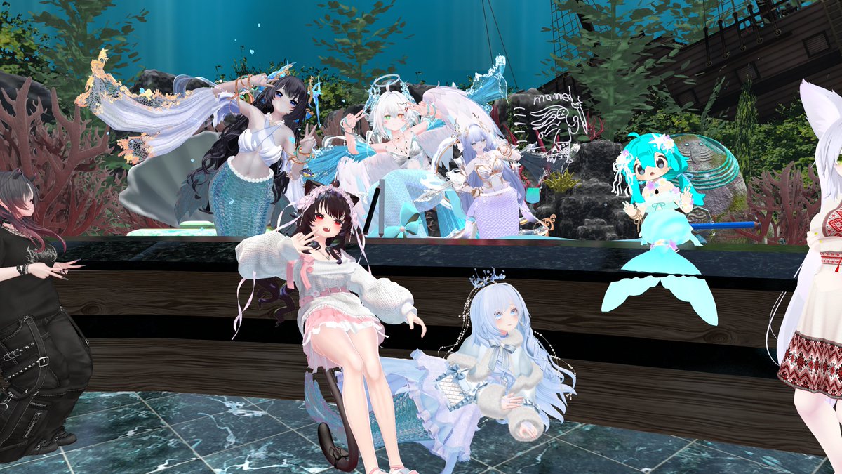 アルゴノート #VRChat #人魚 今日は旧正月二日目ですね～ アルゴノート