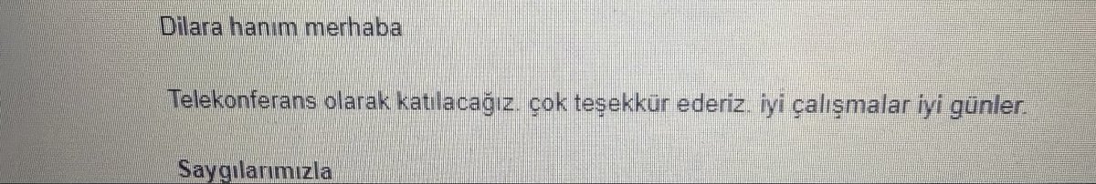 Hahaha bana sordun mu mesela toplantıyı ben yapıcam ya knk ??