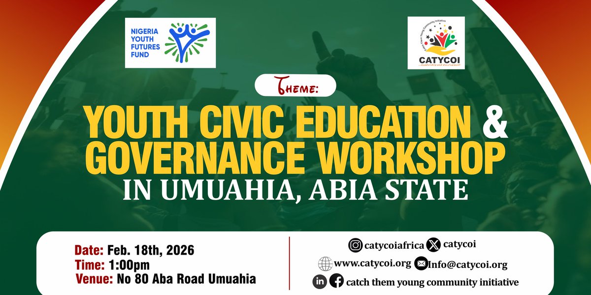 Catch Them Young Community Initiative (CATYCOI) tweet media