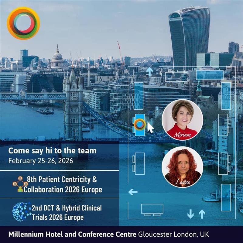 ⏳ Just one week to go until London, 25-26 February 2026!

➡️ Patient Centricity &amp; Collaboration World Congress Europe
➡️ Decentralized &amp; Hybrid Clinical Trials World Congress Europe

👋 You’ll find Miriam and Louise at the event!