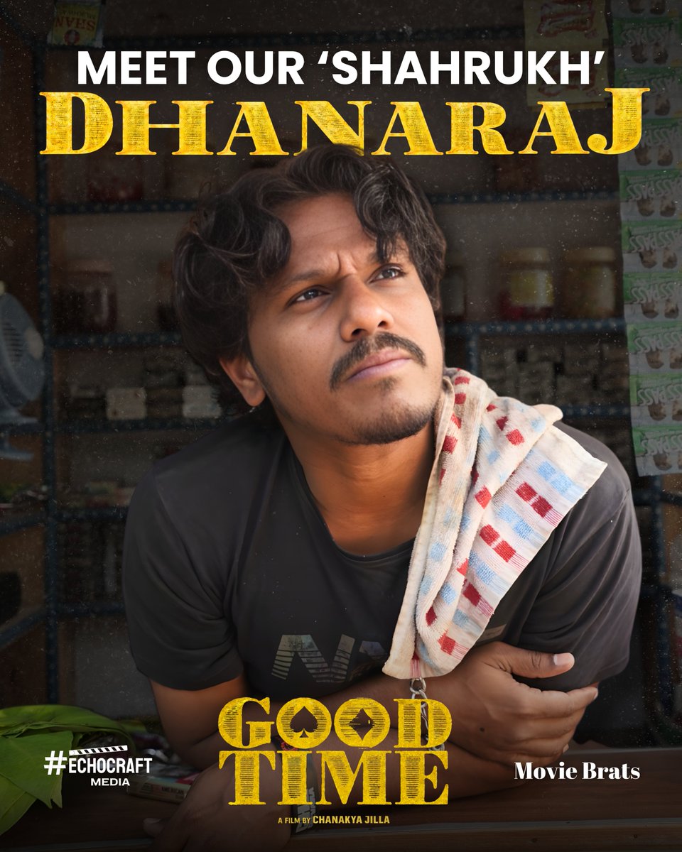 Moviebrats_'s tweet photo. Ikkada Black lo Beerlu ammabadunu!

Introducing ShahRukh - the perfect partner-in-crime. In the world of #GoodTime, he’s not here to save the day; he’s here to make sure the trouble is worth it. #goodtimetelugufilm

10% Advice. 90% Bad Influence. 100% Vibe.

@moviebrats_ — a unit of @echocraft_media

#GoodTimeTeluguFilm #Tollywood #Movieposter