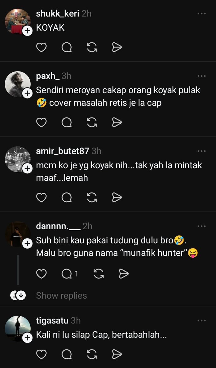 Caprice nak acah savage dekat thread last2 kena balik.