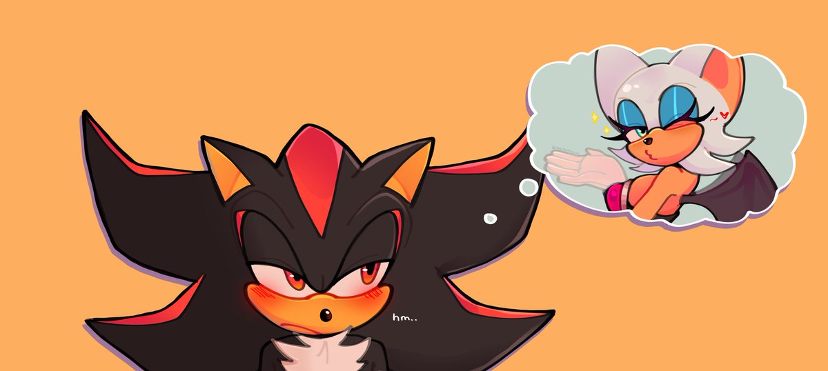 JULIISUYY2's tweet photo. Oh Shadow, always thinking of Rouge...

#shadouge #ShadowTheHedgehog #RougeTheBat https://t.co/aimcOwO5D9