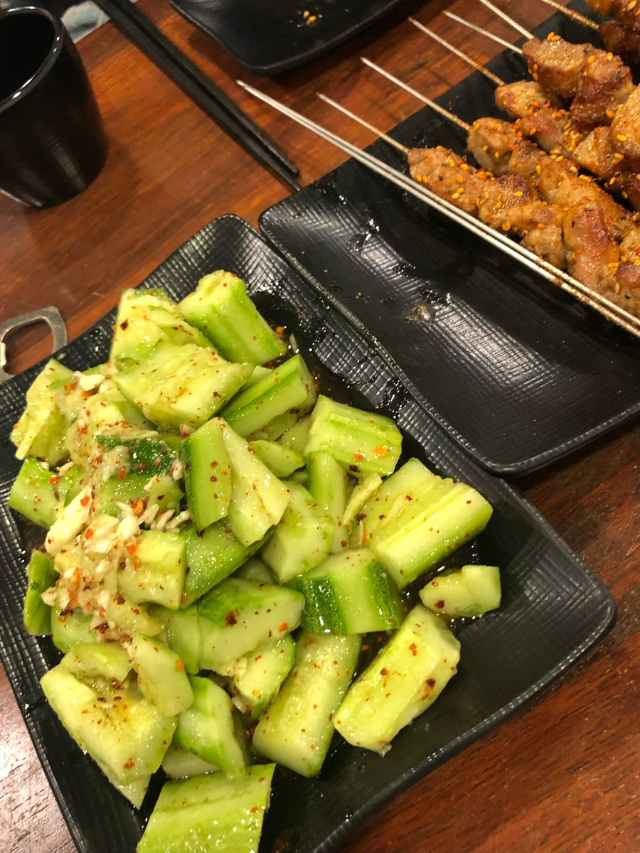 yujinbab's tweet photo. 순대(양꼬치), 순대(오이무침), 순대(풍미가지) 심하다
순대(연맥)과 함께라면 다 순대지 https://t.co/EM47RgSAP9