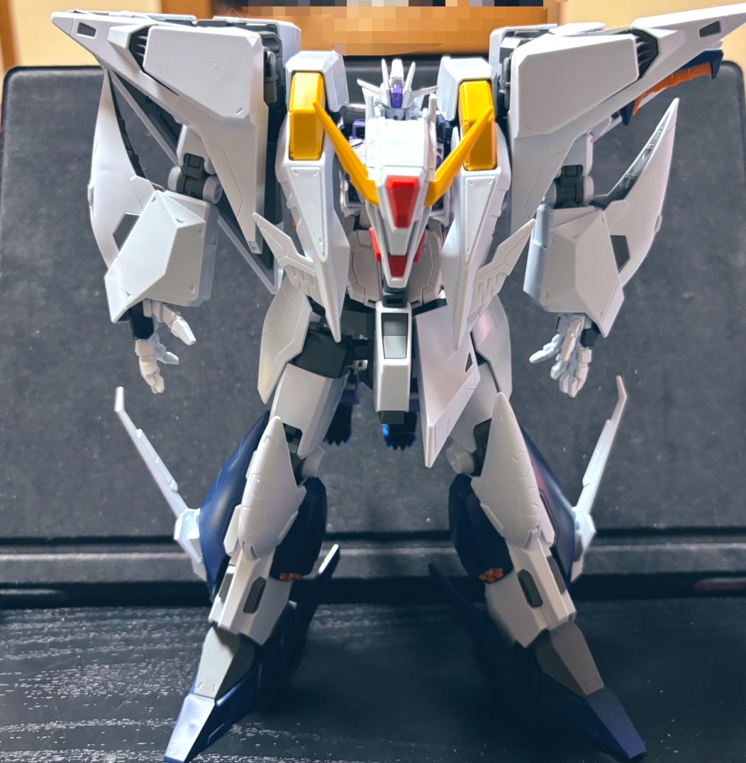 yn211_df's tweet photo. オリガンに脱着可能なクスィユニットを着せて調整してたらフロントアーマー一つ無くした。。。。
あともう少し腕延長と脚の幅を拡げたい。 https://t.co/XlGamHpR59