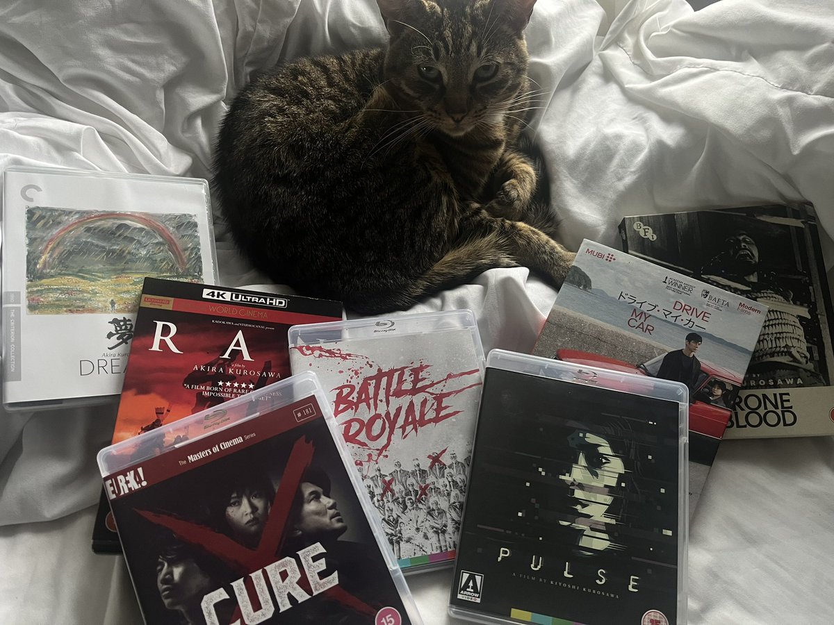 ModernWrighty's tweet photo. in this house, we love Japanese cinema https://t.co/kYTwv4fRQY