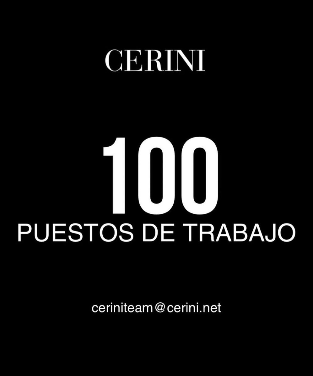 Ante la creciente opereta de algunos medios con Fate, que buscan instalar la idea de desocupación en el país, Cerini acaba de anunciar que va a contratar a 100 personas.
Trabajo no falta: lo que sobra son sindicalistas.