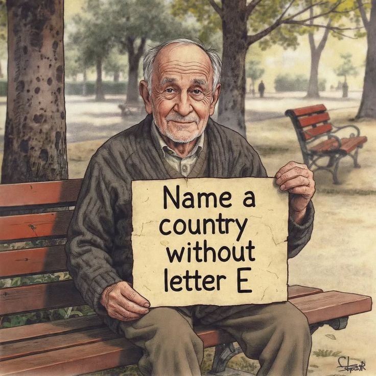 Name a country without letter E.