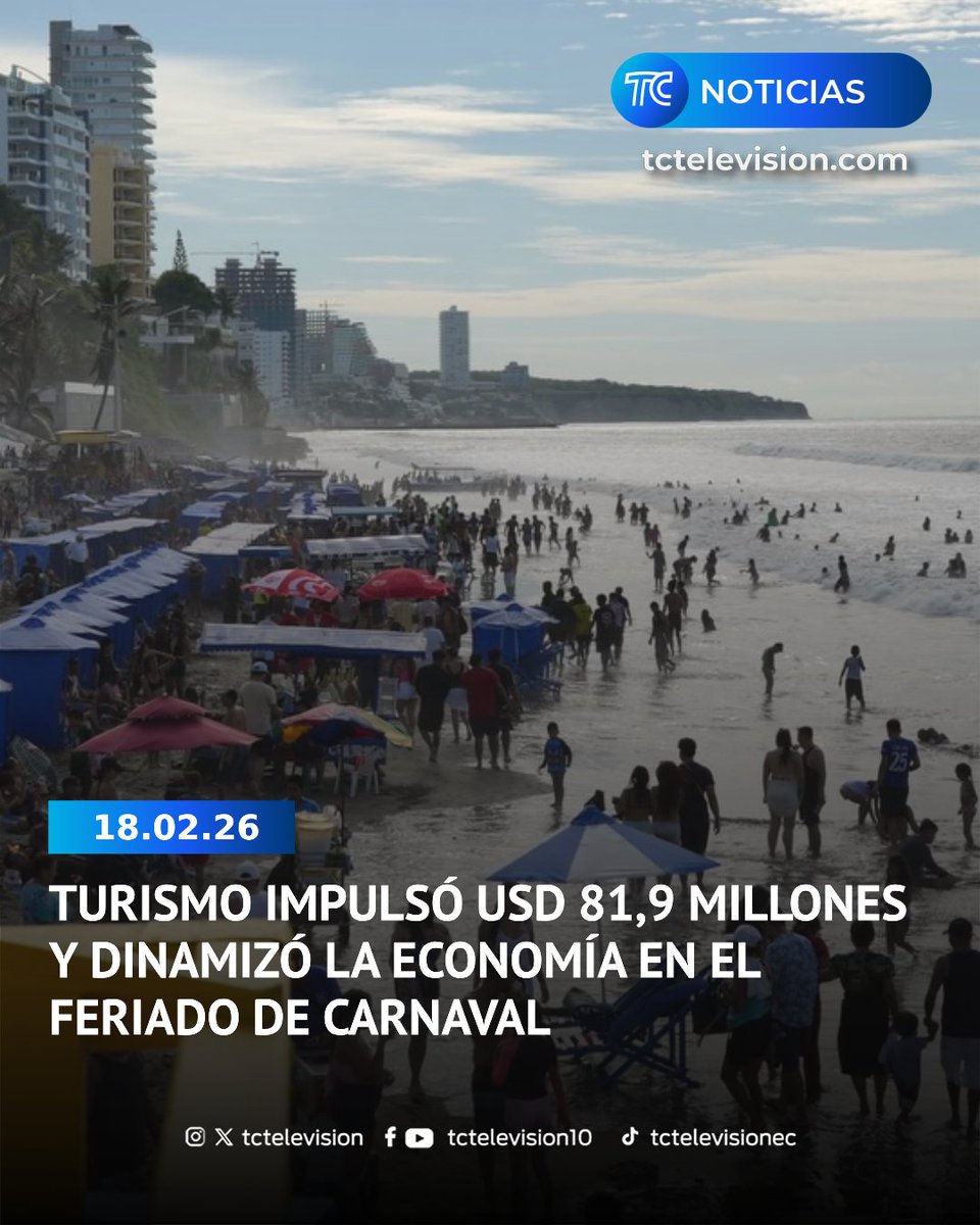 El Ministerio de Producción informó que el turismo mantuvo su dinamismo durante el feriado de Carnaval y se consolida como motor de la economía nacional.

La ocupación hotelera alcanzó el 49,6 %, se registraron más de 1,284 millones de viajes y el gasto turístico llegó a USD 81,9