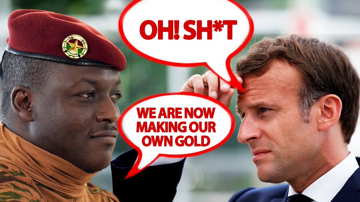 🇫🇷 Macron begs for votes while French banks hold $500 billion of Africa's reserves in the CFA franc. The French economy shrinks, debt spikes, farmers riot, and Macron begs India for cash to stay afloat.

🇧🇫 Traoré builds roads, buys a national airline, drills 500+ boreholes,