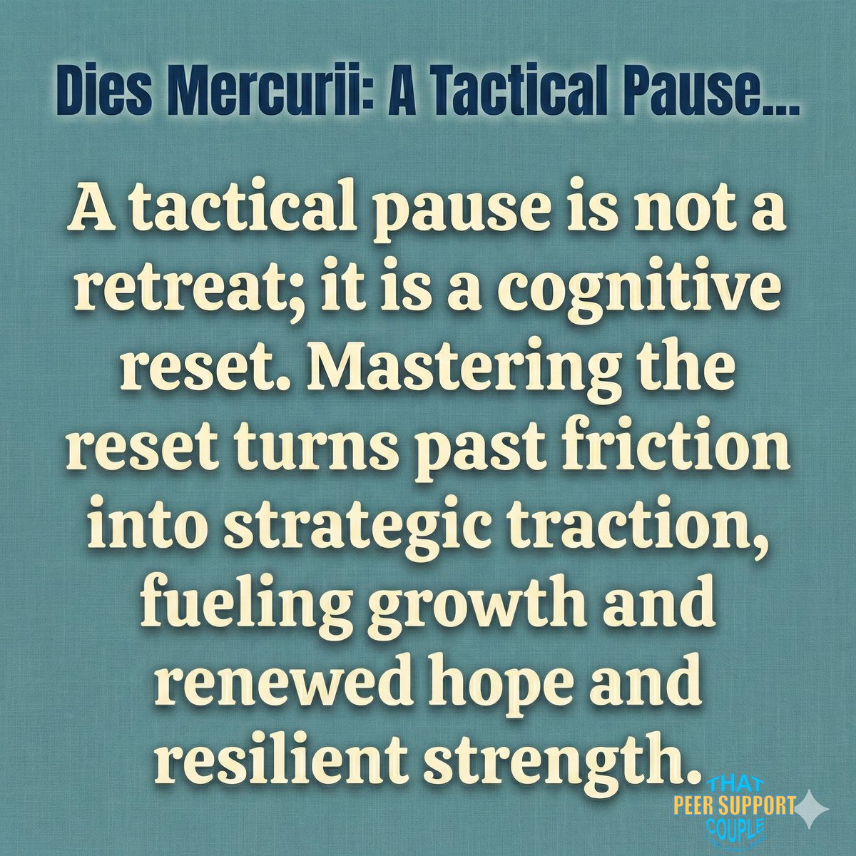 PeerLlc's tweet photo. Dies Mercurii: A Tactical Pause...

#TacticalPause #DiesMercurii https://t.co/aTR21T0vGP