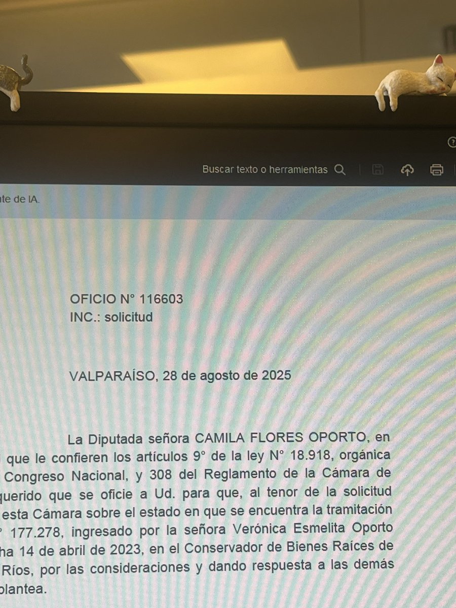 No se les olvide denunciar, el oficio es el 116603.

Basta de impunidad y usar cargos para favores personales.
