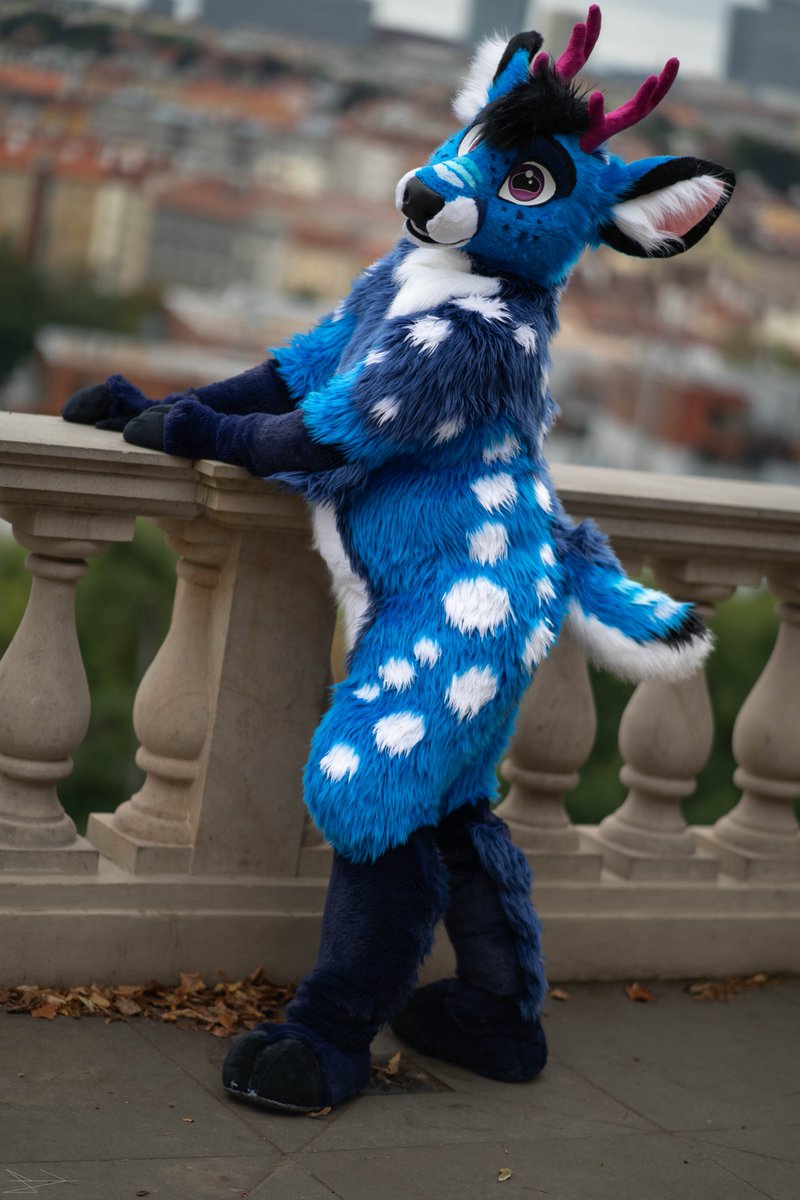 BlueBleats's tweet photo. On my way to the #NordicFuzzCon 🦌 
📸 @LickTheProto https://t.co/vlQze75Z0f