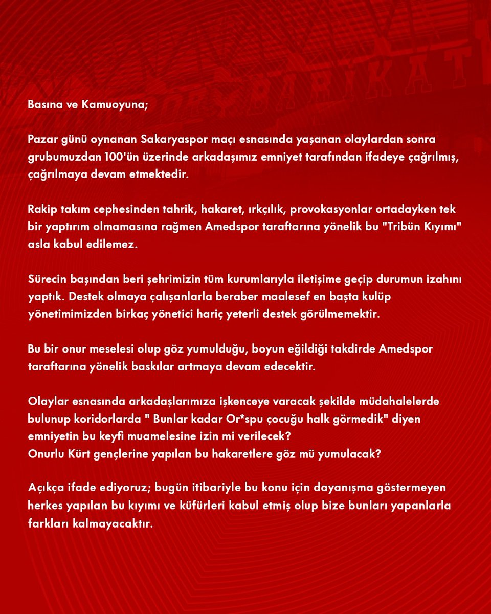 Amedspor Barikat tweet media