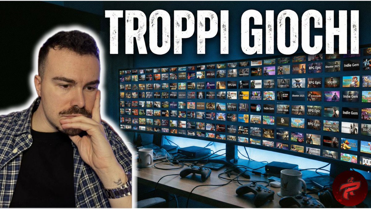 RuggioHQ's tweet photo. IL PARADOSSO DEL GAMER ADULTO: TROPPI GIOCHI, ZERO TEMPO https://t.co/4sPxvYwCZN via @YouTube https://t.co/TTwsLthuci