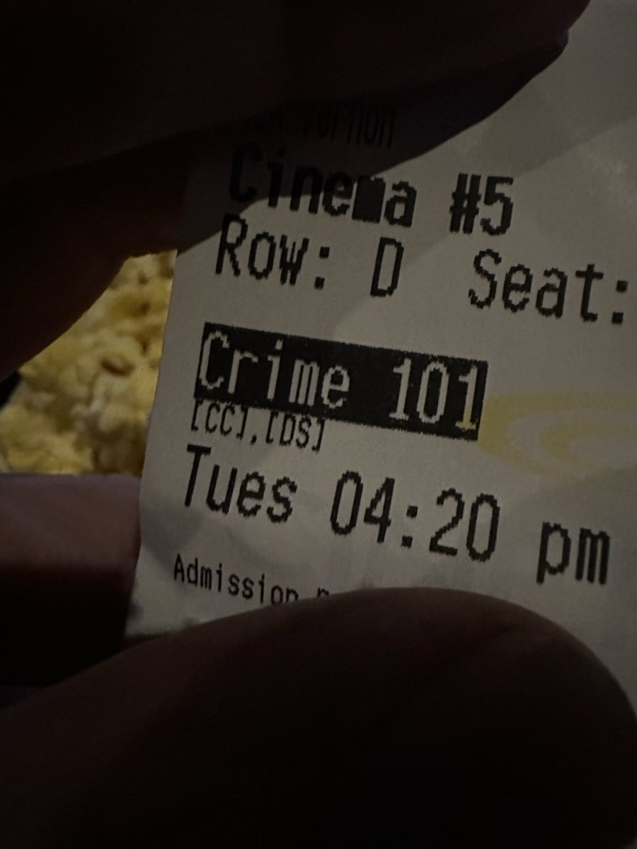 RyanLaudan's tweet photo. #the555
Crime 101 https://t.co/ccyG5o4ND3