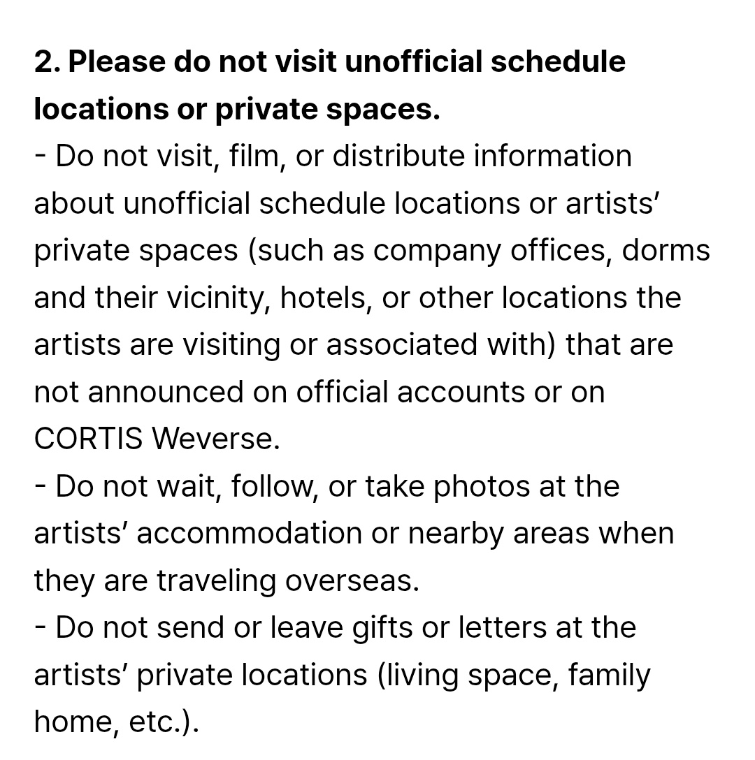 cortisshinez's tweet image. CORTIS Fan Etiquette