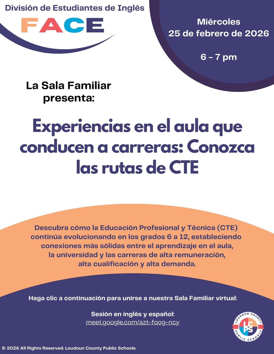 LCPS EL Family and Community Engagement (FACE) tweet media